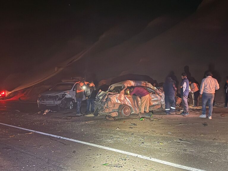 Trágico choque múltiple en la Panamericana Sur deja una fallecida y varios heridos