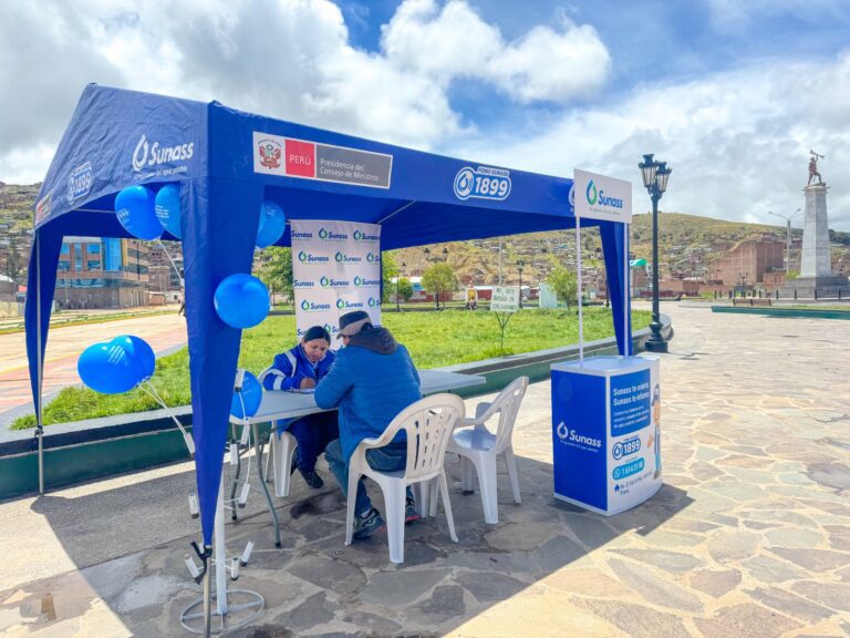 Campaña itinerante: Sunass realizará atención directa en Deán Valdivia