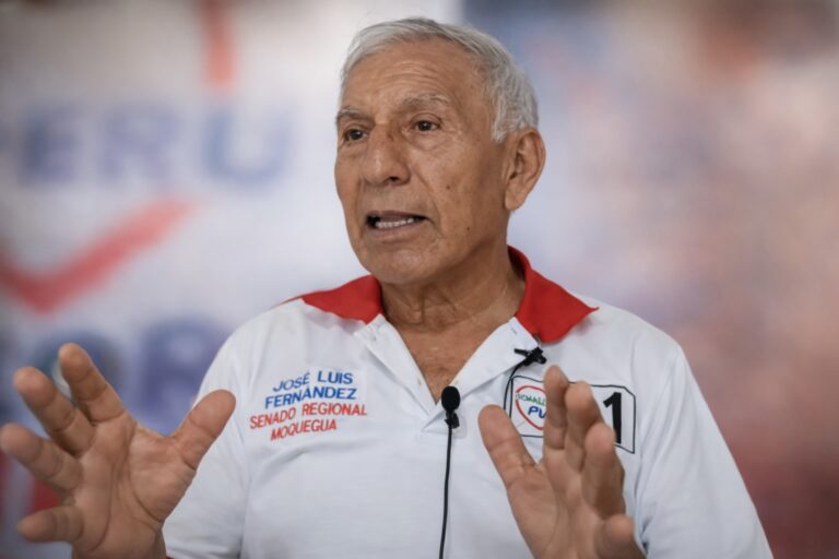 José Luis Fernández, candidato al Senado por Somos Perú N.° 1, presenta propuestas y destaca trayectoria social