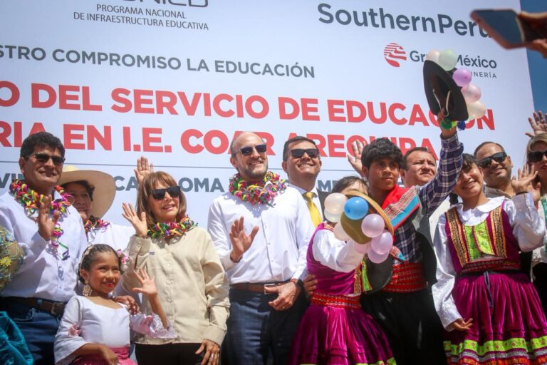 Minedu entrega terreno a Southern Perú para construcción del COAR Arequipa