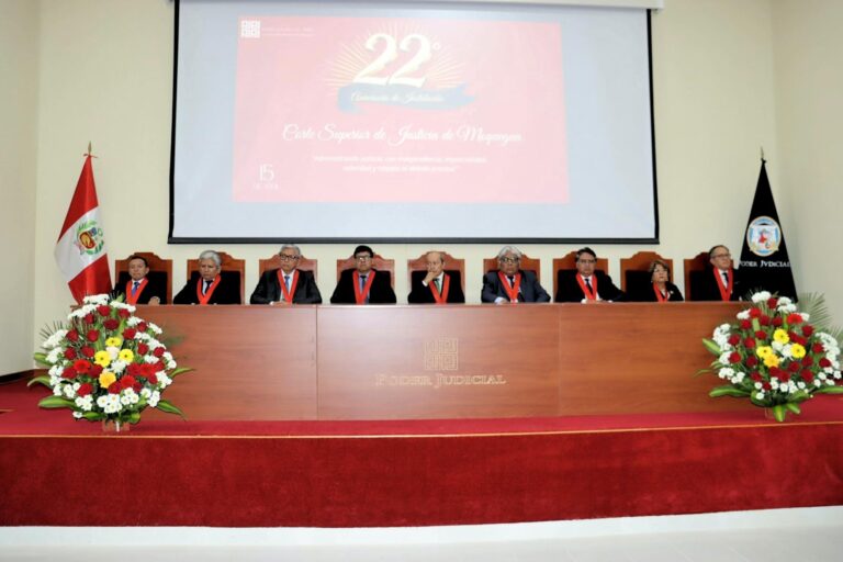 Corte de Moquegua conmemora 22 años de creación institucional
