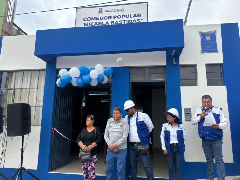 MPMN entrega comedores populares mejorados en el Cercado de Moquegua