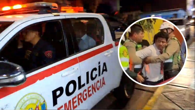 Fiscal protagoniza escándalo en presunto estado de ebriedad, se resiste a intervención policial y es liberado en horas