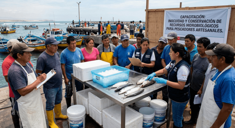 Zonal de Produce Islay promueve curso para pescadores artesanales