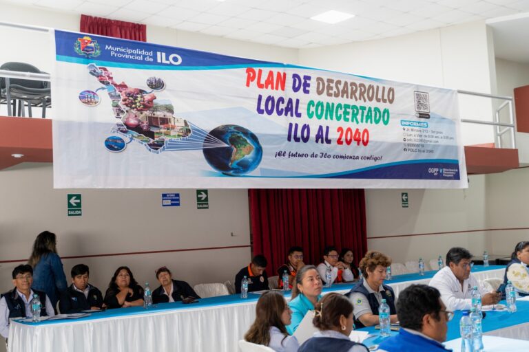 Municipalidad de Ilo presentará plan de desarrollo local concertado al 2040