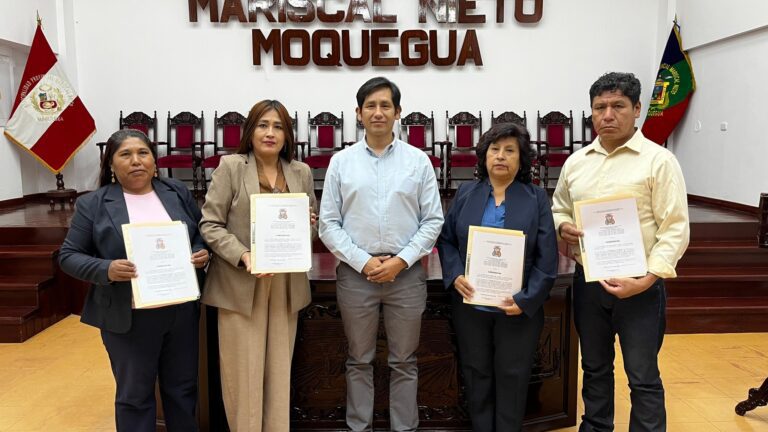 Municipalidad de Mariscal Nieto oficializó a representantes civiles ante el CMQ