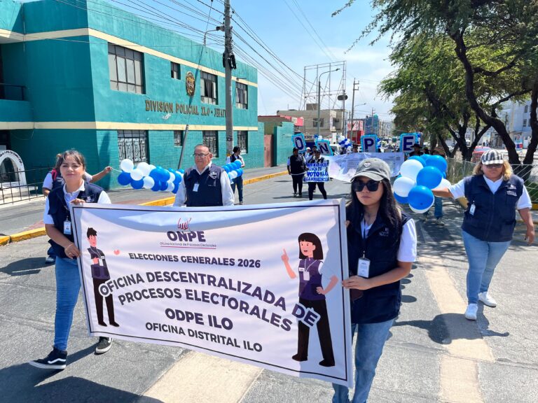 ODPE Ilo realiza jornada de difusión a electores rumbo a las Elecciones 2026