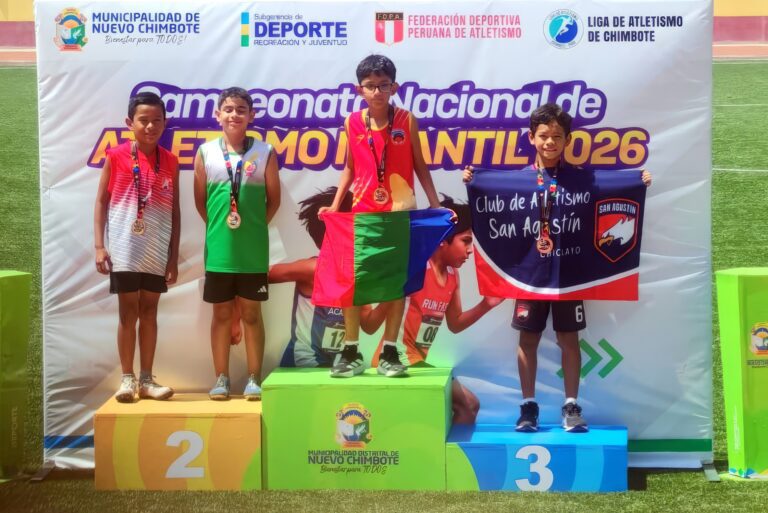 Moquegua: Oro para Ostin Sayra y bronce para Emilia Vega en Campeonato Nacional Infantil 2026