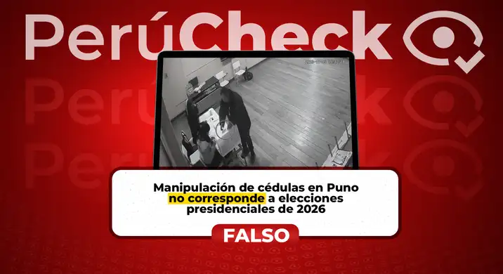 Es falso que video de ‘anforazo’ en Puno pruebe ‘fraude’ en las Elecciones Generales 2026