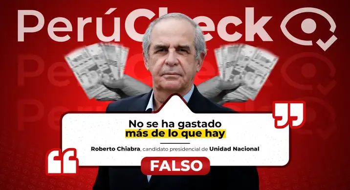 Roberto Chiabra niega exceso de gasto, pero cifras oficiales confirman déficit fiscal en 2025