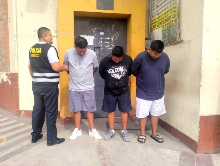 Ordenan 9 meses de prisión preventiva para policía y cómplices por robo agravado