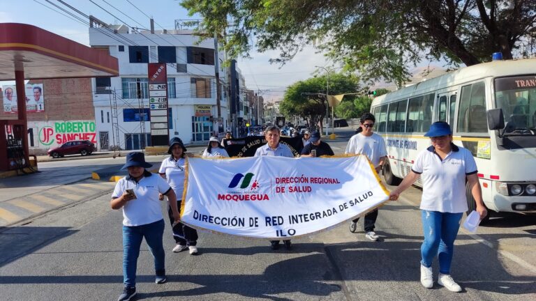 Realizan caminata por la salud promueve actividad física en Ilo