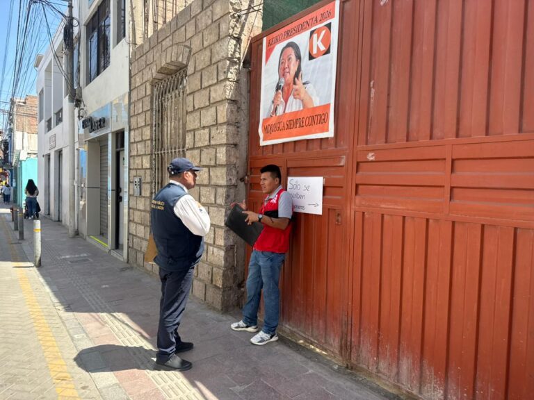 Fiscalía exhorta retiro de propaganda electoral en inmediaciones de locales de votación