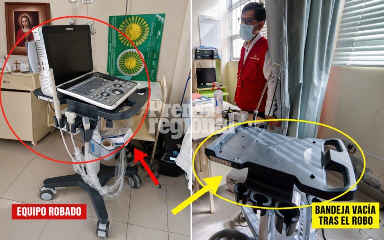 El colmo: roban ecógrafo del hospital Ilo con total descaro