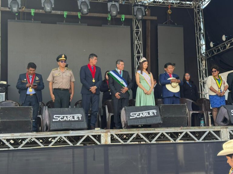 Yacango conmemora 31° aniversario como Centro Poblado con actos protocolares y desfile cívico