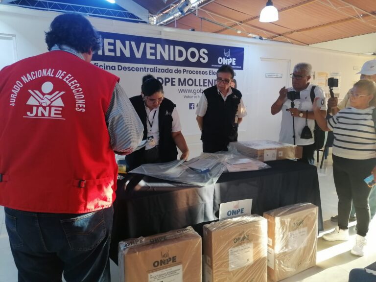 Elecciones Generales 2026: ODPE Mollendo verifica material electoral para comicios en Islay
