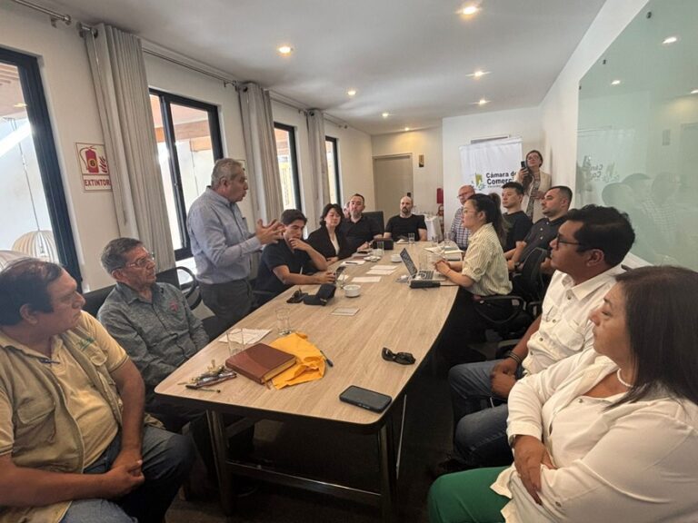 Empresarios internacionales interesados en el futuro del megapuerto de Corío