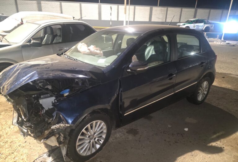 Dos personas resultan heridas tras despiste en la carretera Costanera Norte