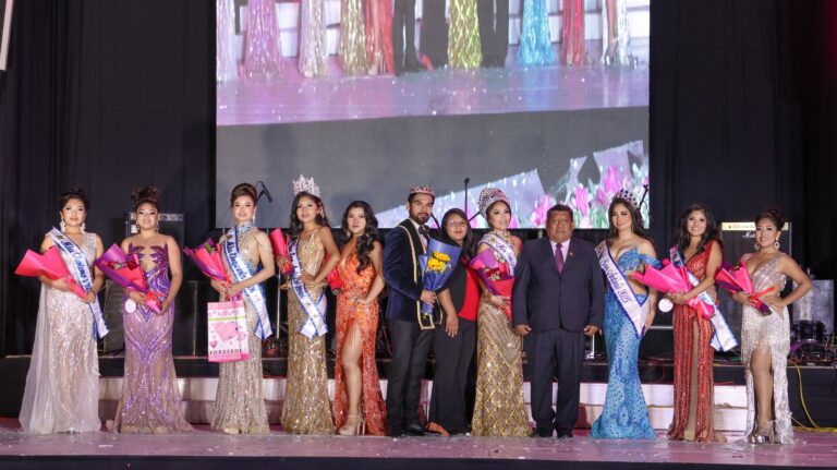 Diana Rodríguez y Wilfredo Mamani fueron coronados como Miss y Míster San Antonio 2026