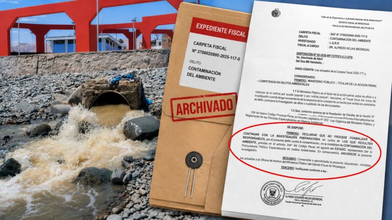 Fiscalía archivó denuncia contra EPS Ilo por contaminación del mar de Ilo
