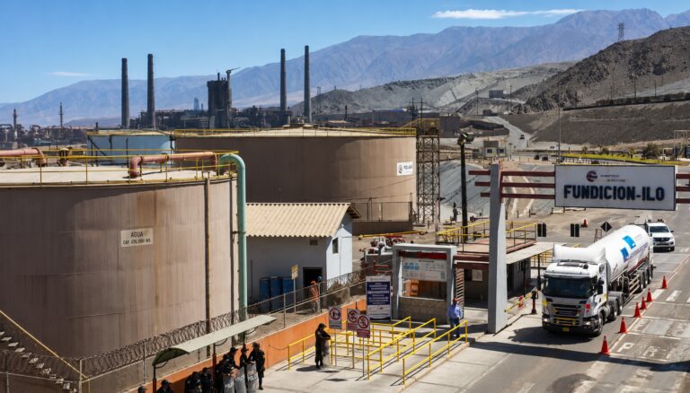 La producción metálica de Southern Peru en Moquegua, Ilo y Tacna al primer trimestre 2026