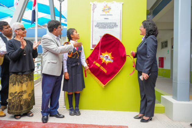 GRA inauguro IE 41049 Everardo Zapata Santillana Punta de Bombon 23052026 3 La Prensa Regional