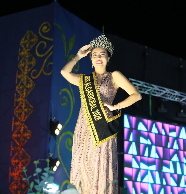 Harumi Tocunaga Cornejo fue coronada como “Miss El Algarrobal 2026”
