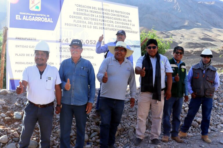 Inician obra de defensas ribereñas en desembocadura del río Osmore