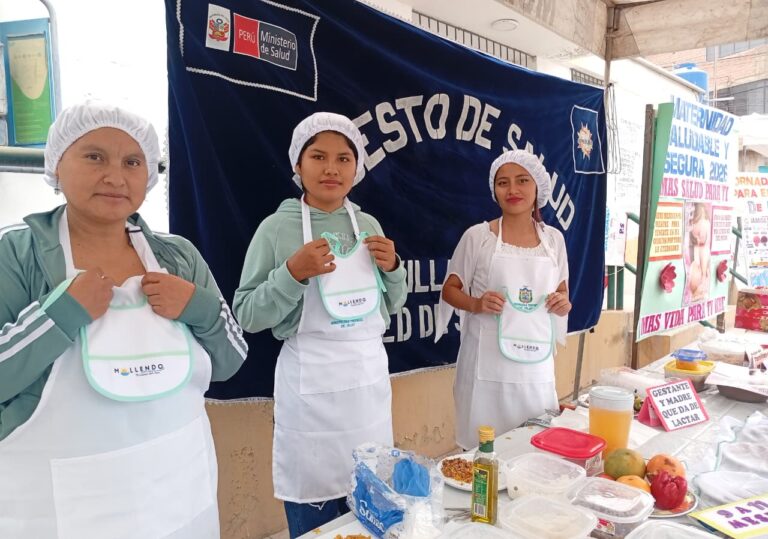 Mollendo refuerza lucha contra la anemia con sesiones demostrativas