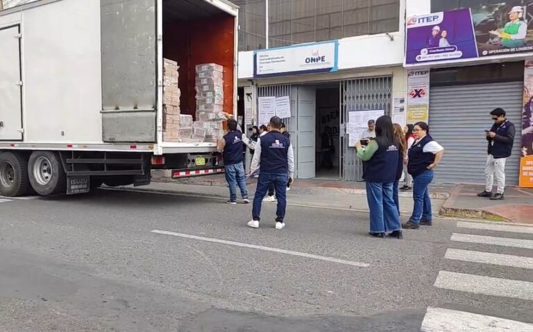 Llegó a Ilo material electoral para la segunda vuelta presidencial del 7 de junio
