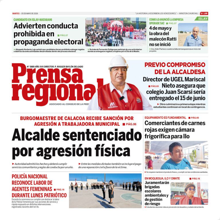 La Prensa Regional – Martes 05 de mayo de 2026