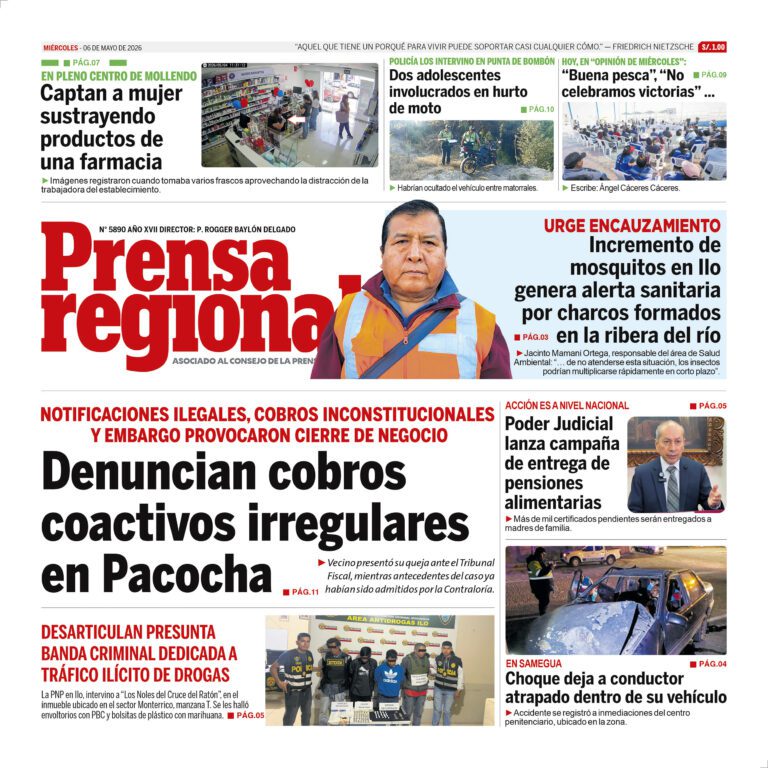 La Prensa Regional – Miércoles 06 de mayo de 2026