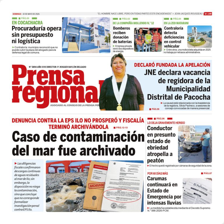 La Prensa Regional – Domingo 10 de mayo de 2026