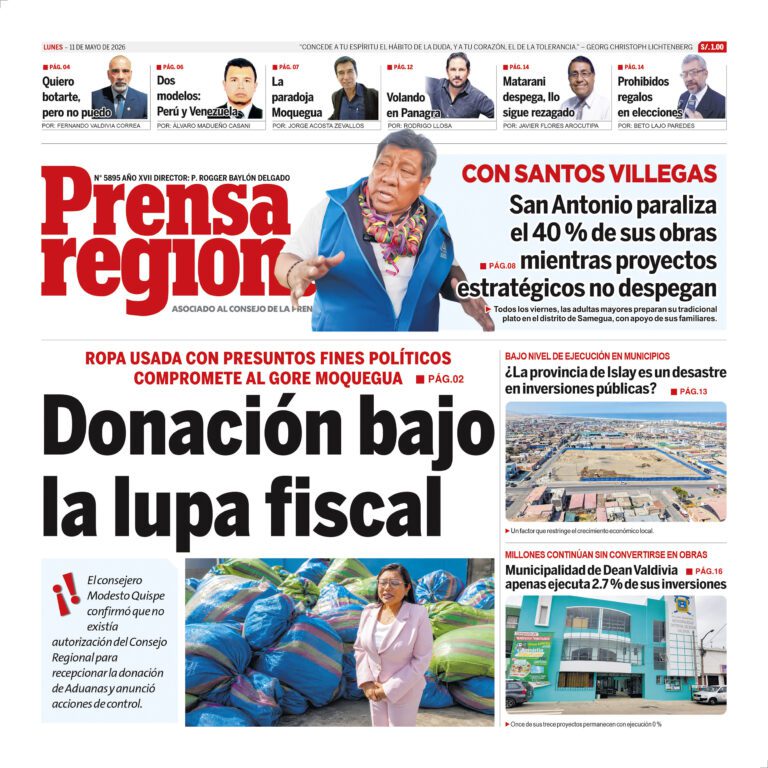 La Prensa Regional – Lunes 11 de mayo de 2026