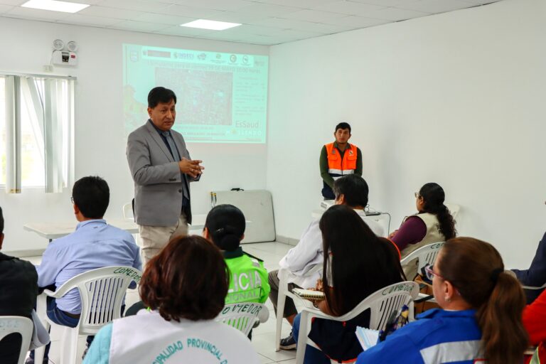 Definen puntos de acción para Simulacro Multipeligro en Mollendo