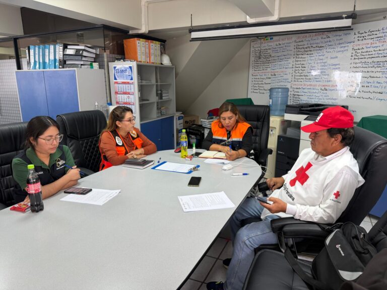 Presentan plan de trabajo para simulacro nacional multipeligro en Ilo