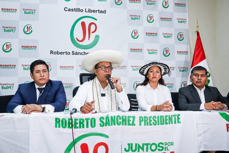 Roberto Sánchez dice que no reconocerá eventual gobierno de Keiko Fujimori