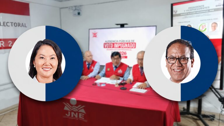 Conteo al 98.545% deja a Fujimori adelante y abre disputa por recuentos
