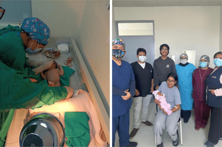 Después de años, nace un bebé en el Centro de Salud Matarani