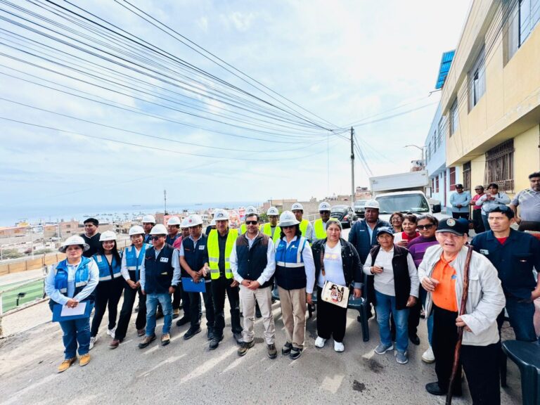 EPS Ilo reinicia obra de saneamiento en César Vallejo por casi S/ 3 millones
