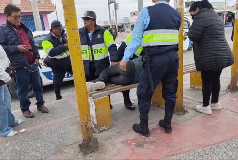 Serenazgo auxilia a menor hallada en paradero de Pampa Inalámbrica