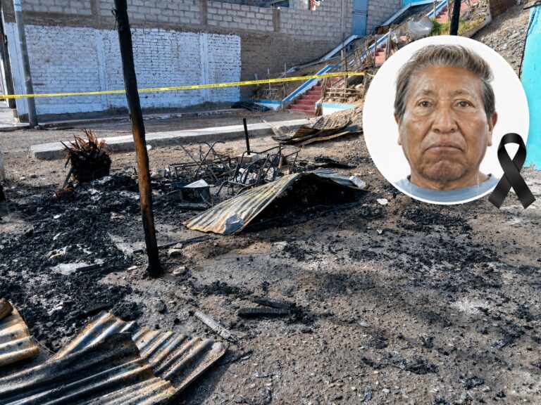 Hombre fallece calcinado tras incendio de módulo en Alto Ilo