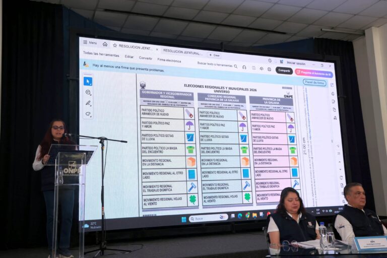 ONPE presenta diseños de cédulas para elecciones regionales y municipales