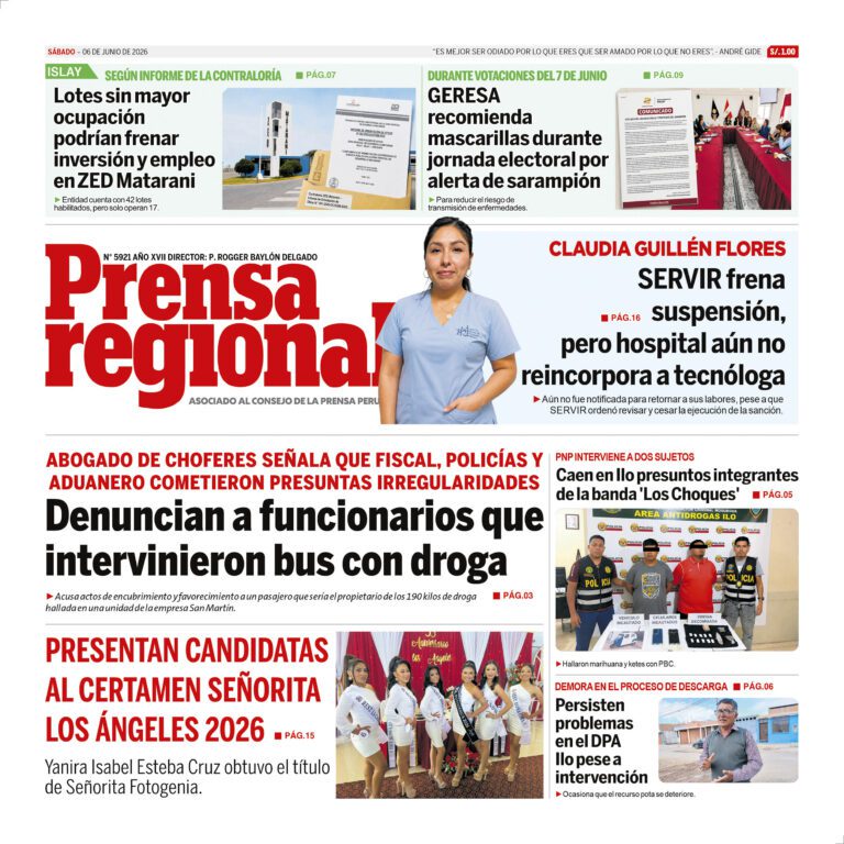 La Prensa Regional – Sábado 06 de junio de 2026