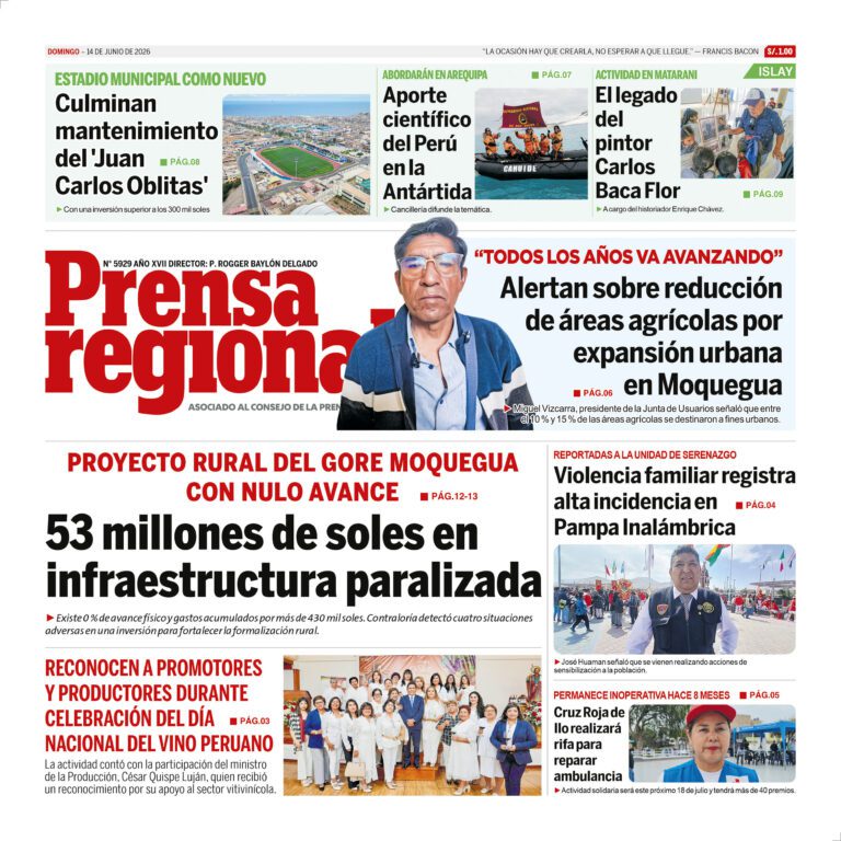 La Prensa Regional – Domingo 14 de junio de 2026