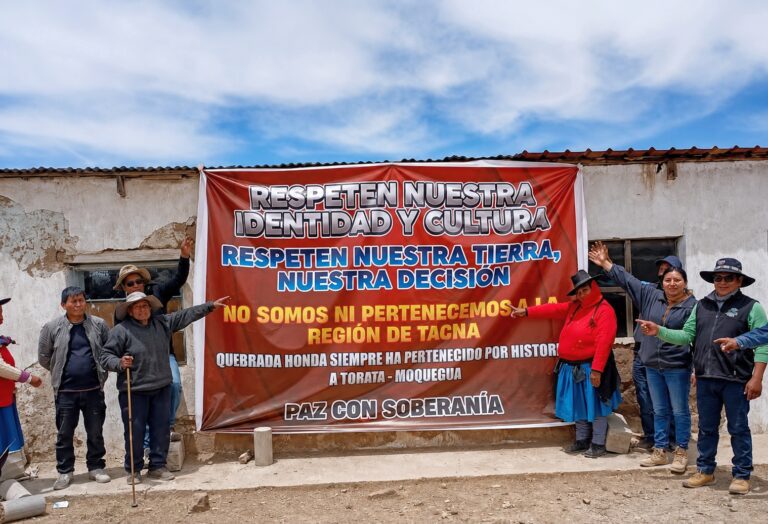 Autoridades y población se unen en paro contra de proyecto de ley que cercena territorio moqueguano