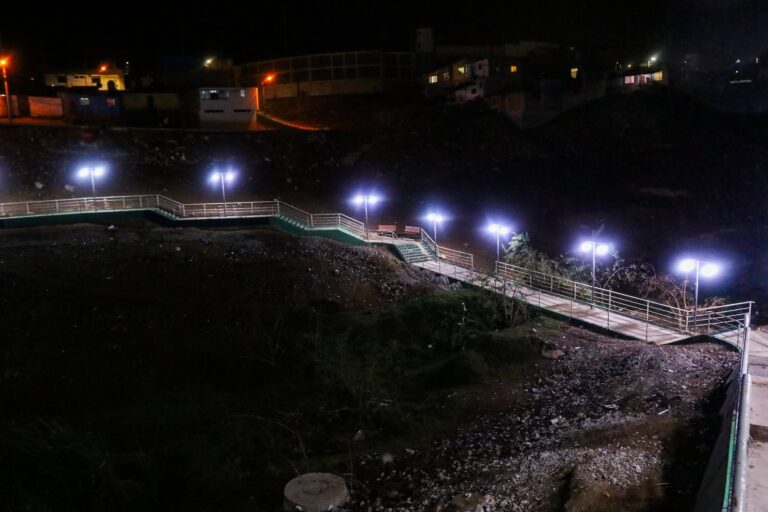 Matarani: supervisión nocturna evidencia fallas en iluminación pública