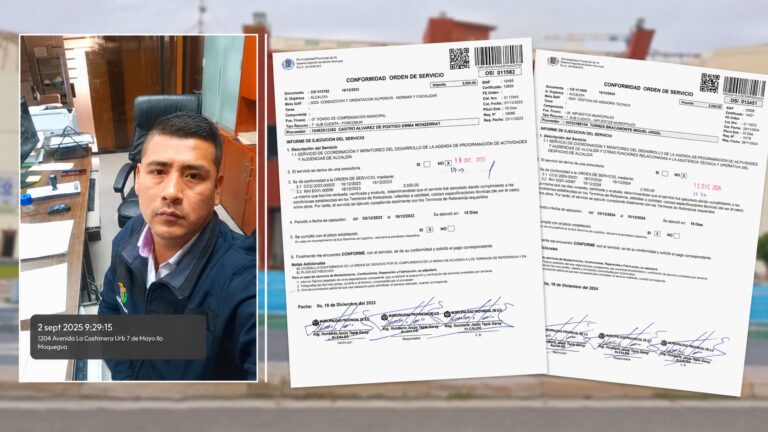 Testigo ratifica caso de ‘trabajadores fantasmas’ en Alcaldía de Ilo