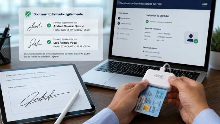 Validez del uso de la firma digital para todo acto y negocio jurídico