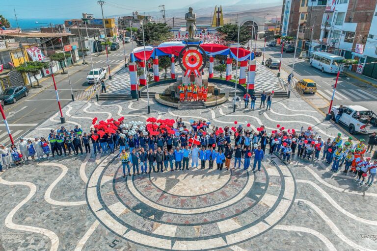 Matarani realizó la Ruta de la Bandera 2026 por Fiestas Patrias
